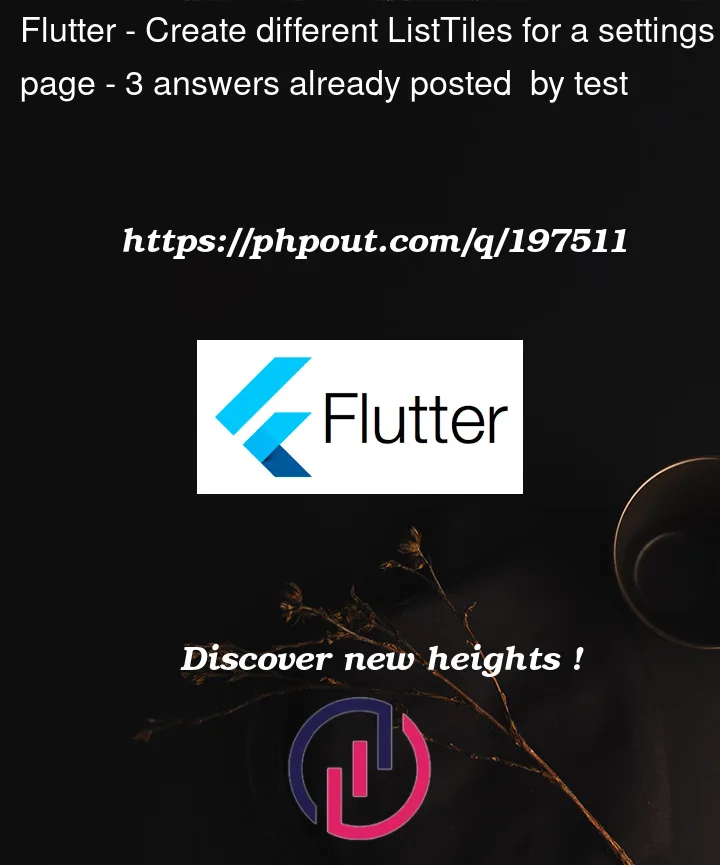 Question 197511 in Flutter