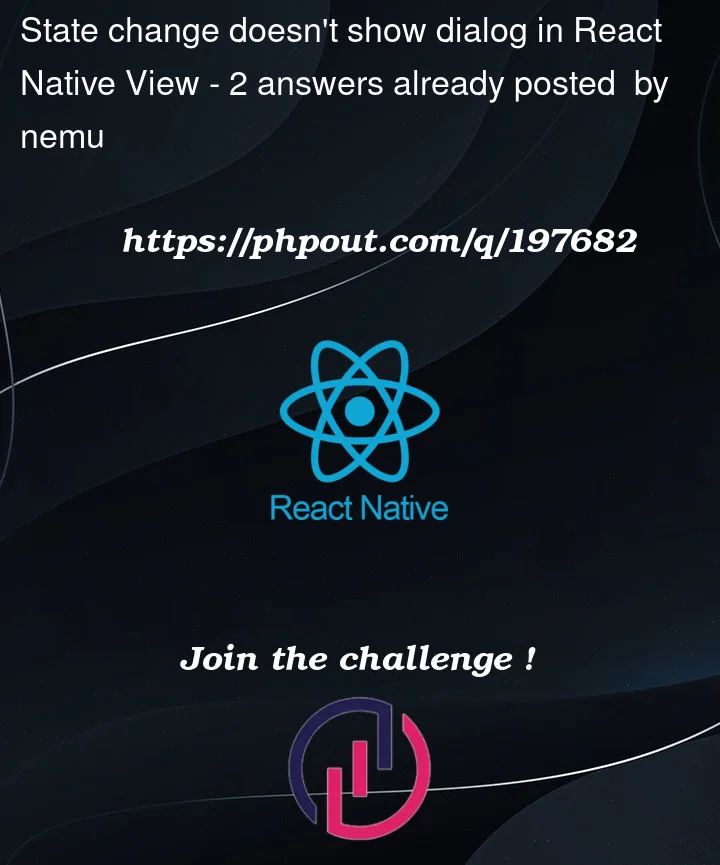 Question 197682 in React native