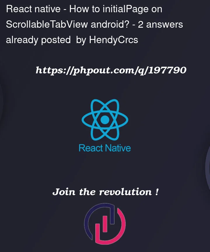 Question 197790 in React native