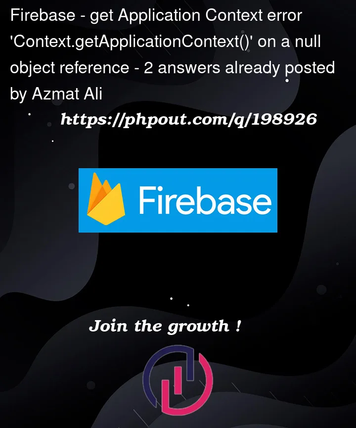 Question 198926 in Firebase