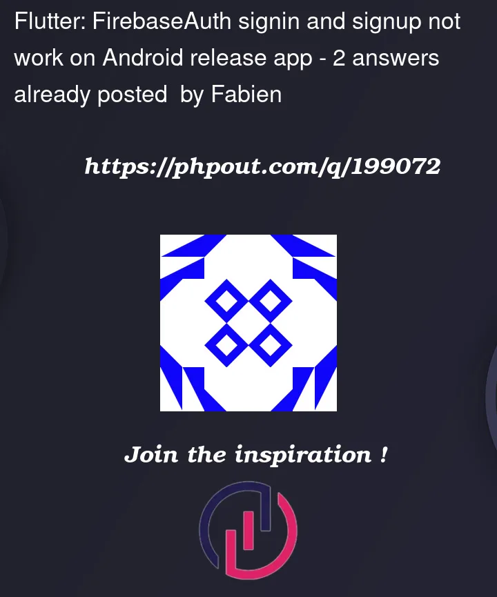 Question 199072 in Flutter