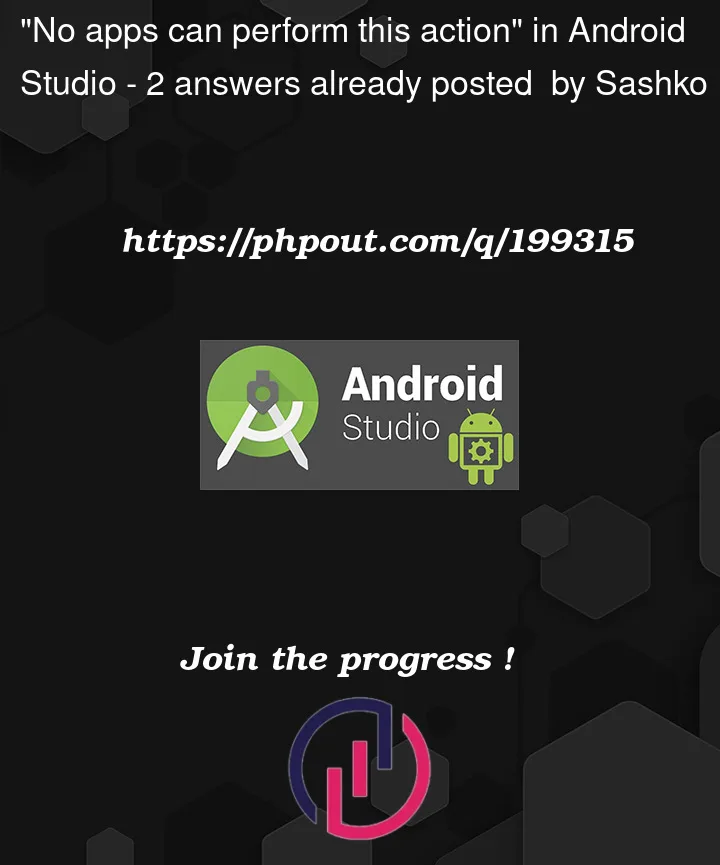 Question 199315 in Android Studio