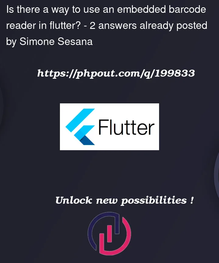 Question 199833 in Flutter