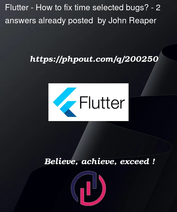 Question 200250 in Flutter