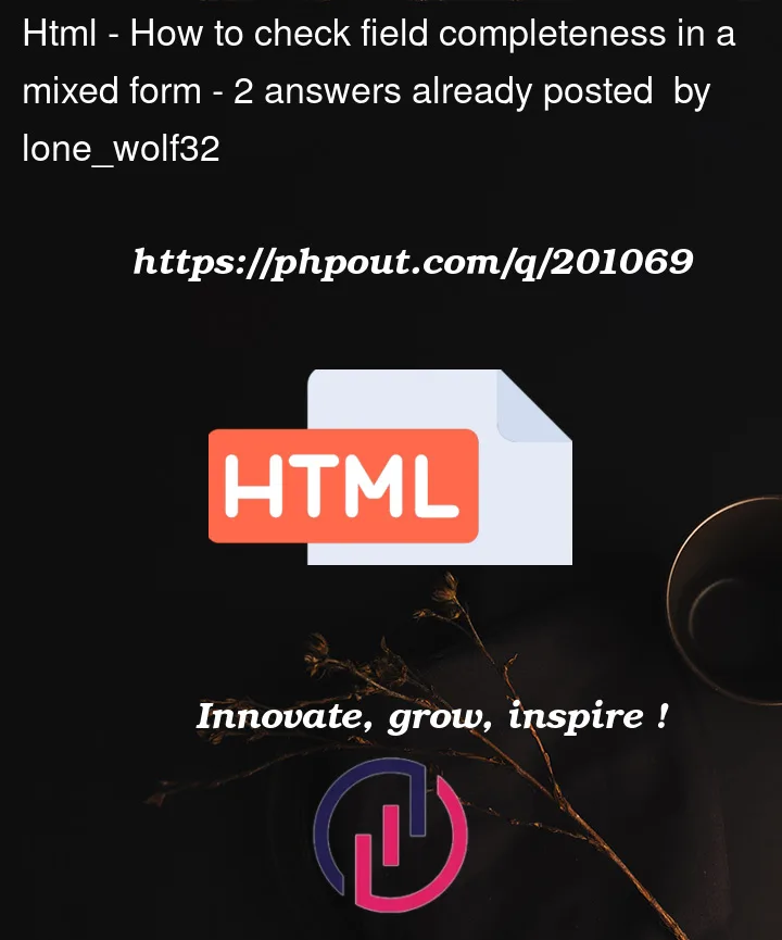 Question 201069 in Html