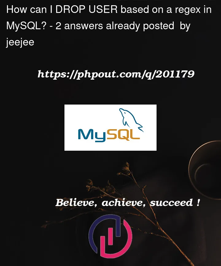 Question 201179 in Mysql