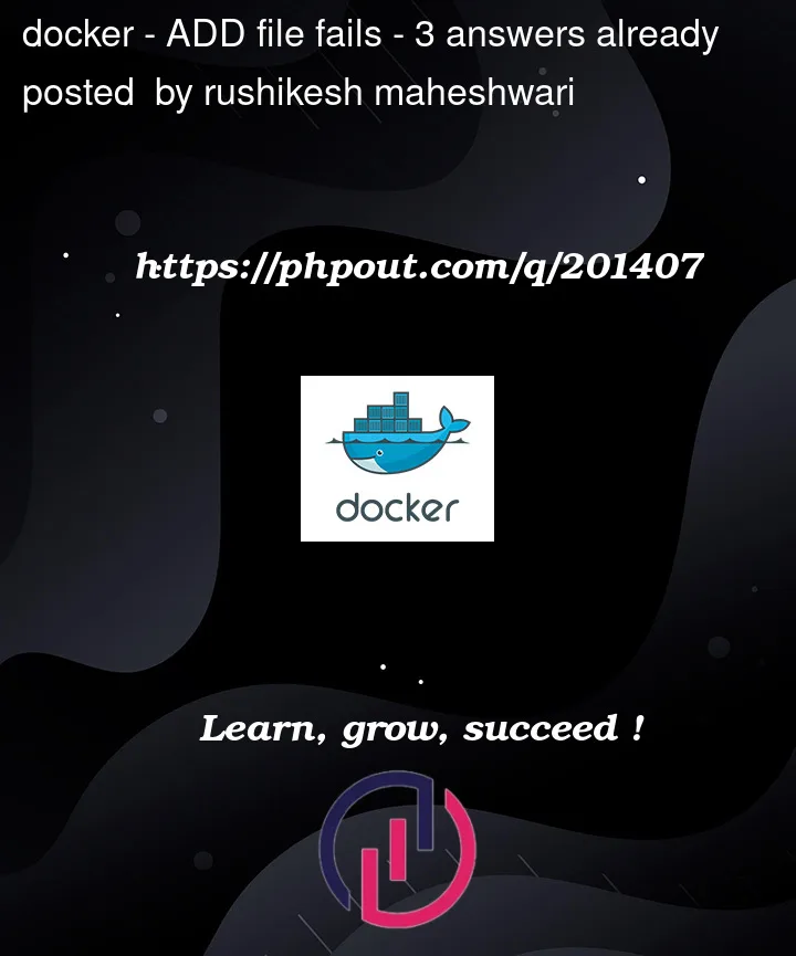 Question 201407 in Docker