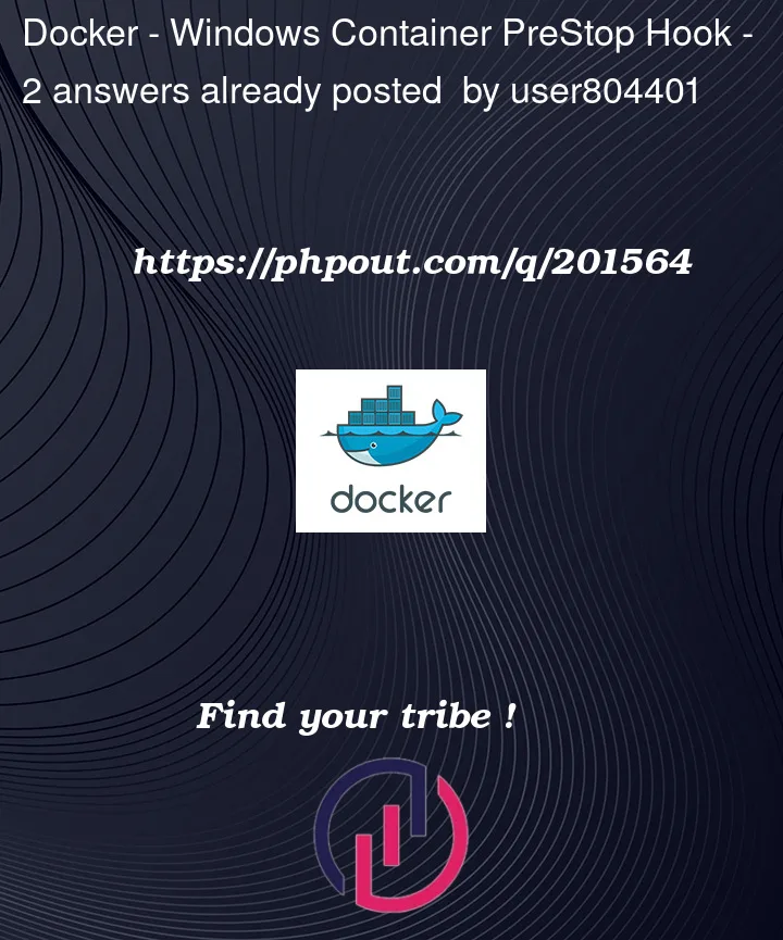 Question 201564 in Docker