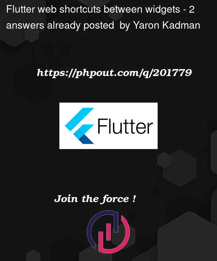 Question 201779 in Flutter