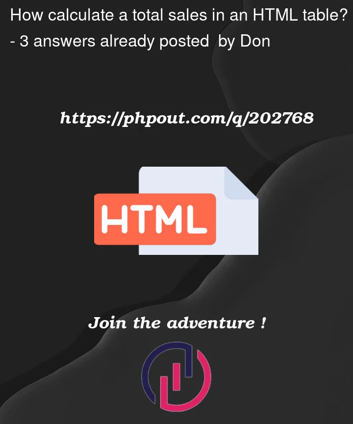 Question 202768 in Html