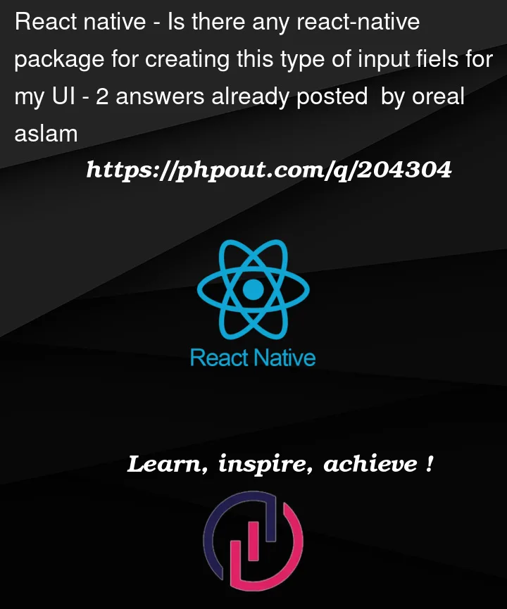 Question 204304 in React native