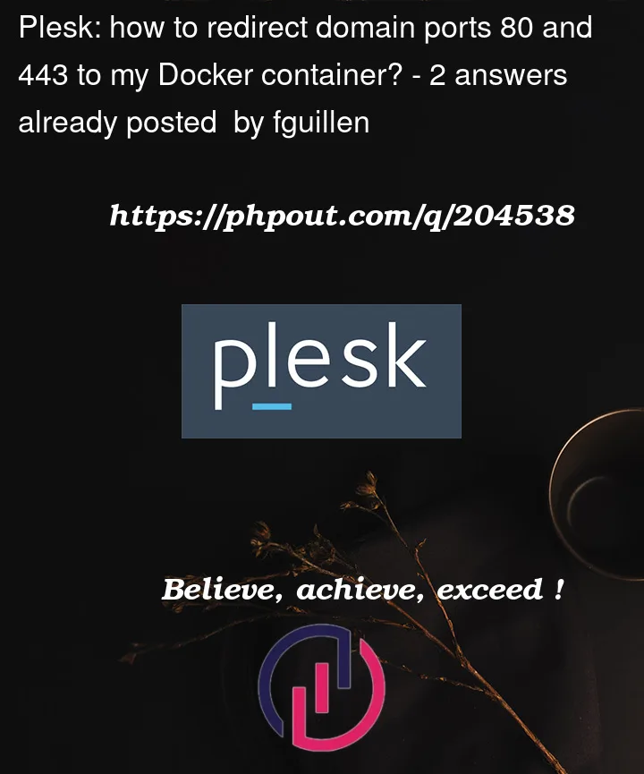 Question 204538 in Plesk