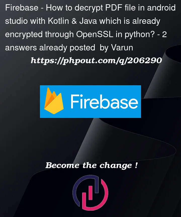 Question 206290 in Firebase