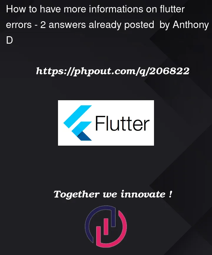 Question 206822 in Flutter