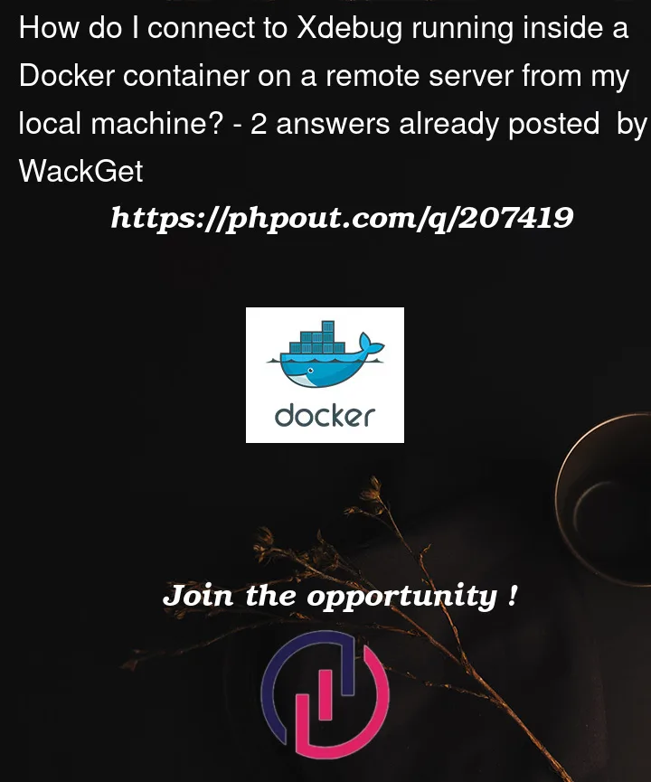 Question 207419 in Docker