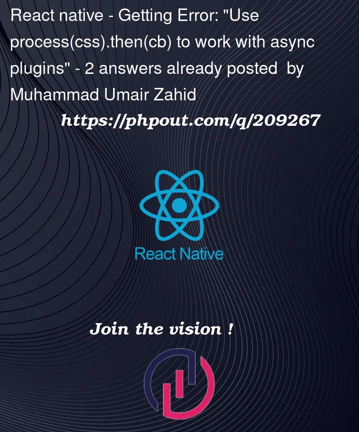 Question 209267 in React native