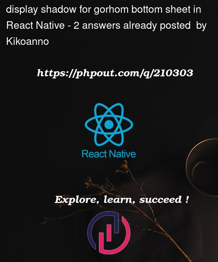 Question 210303 in React native