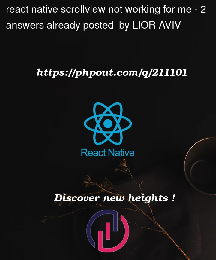 Question 211101 in React native