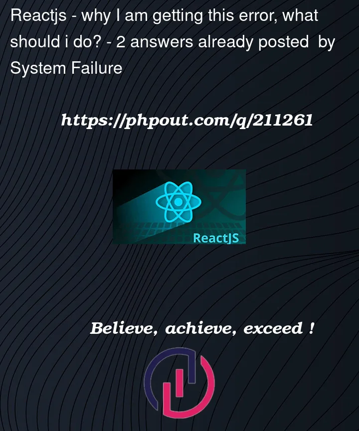 Question 211261 in Reactjs