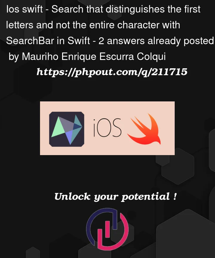 Question 211715 in IOS Swift