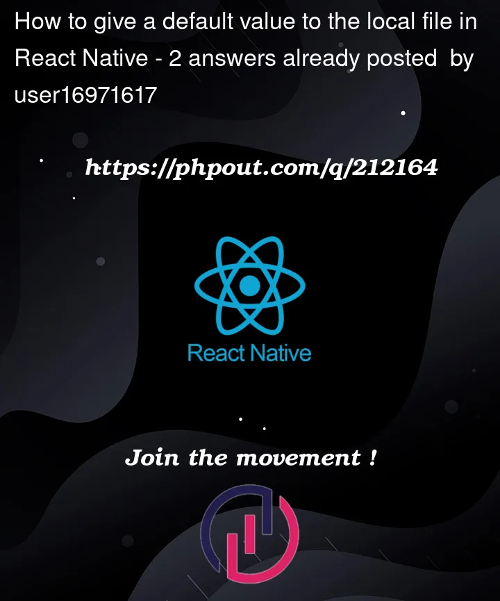 Question 212164 in React native