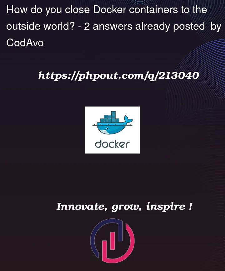 Question 213040 in Docker