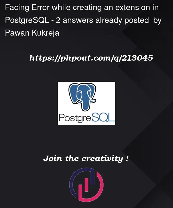 Question 213045 in PostgreSQL