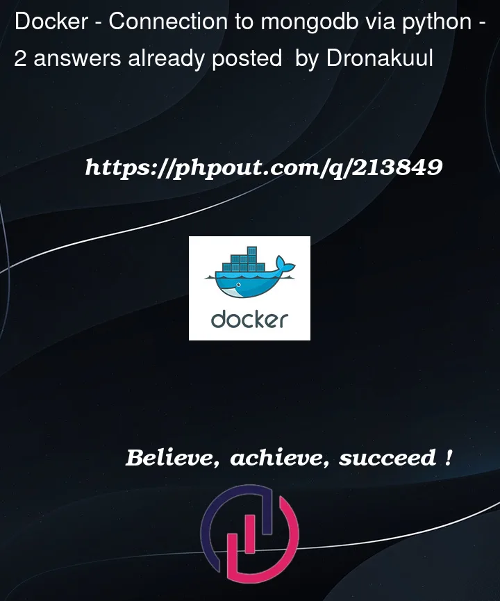 Question 213849 in Docker