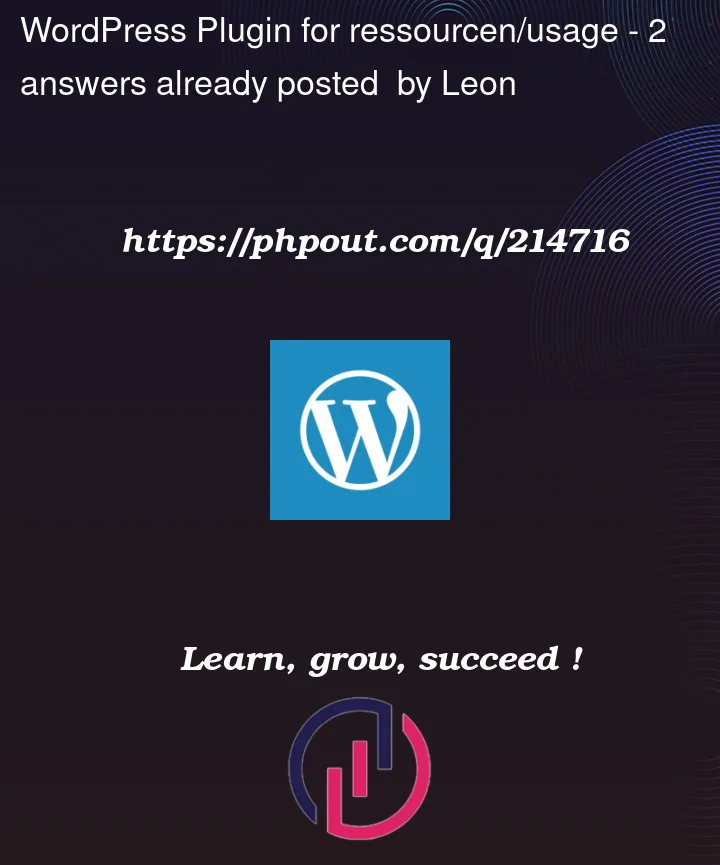 Question 214716 in Wordpress