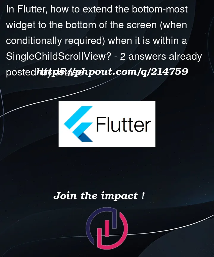 Question 214759 in Flutter