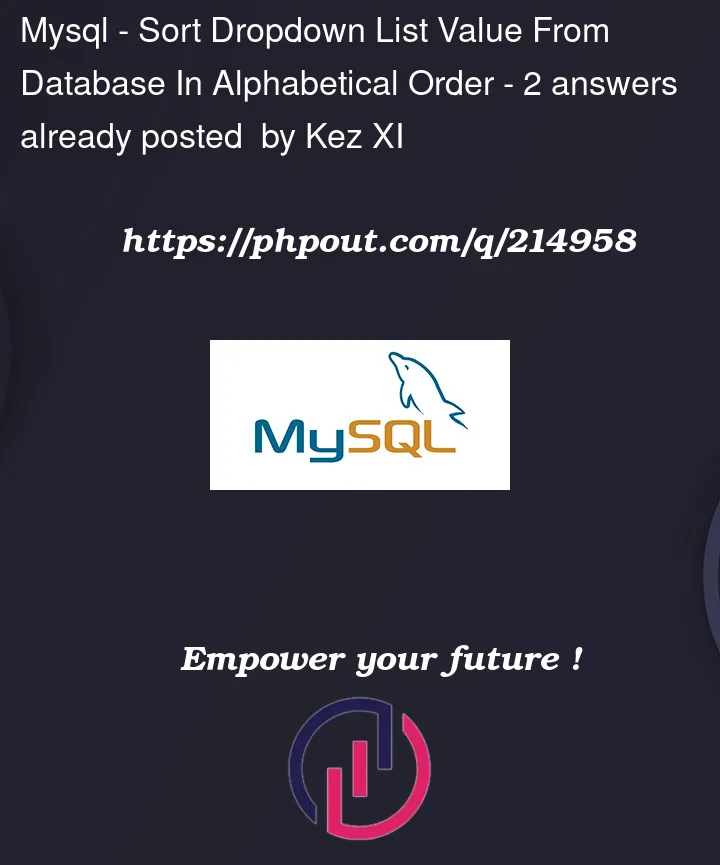 Question 214958 in Mysql