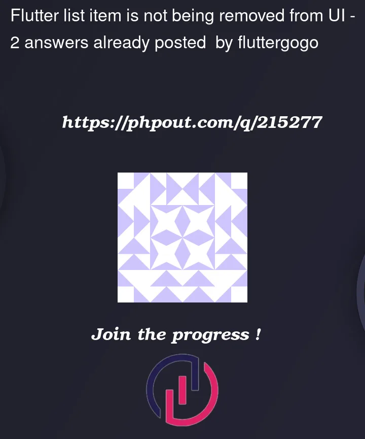 Question 215277 in Flutter