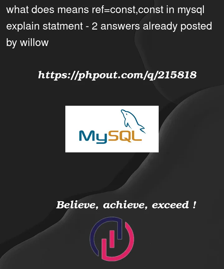 Question 215818 in Mysql