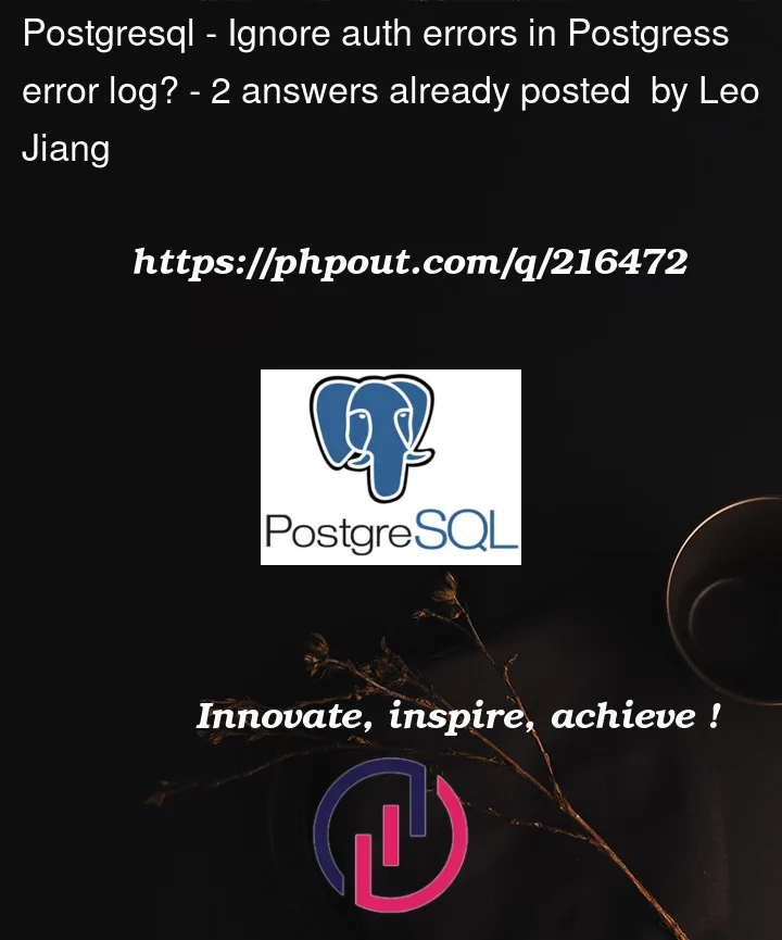 Question 216472 in PostgreSQL