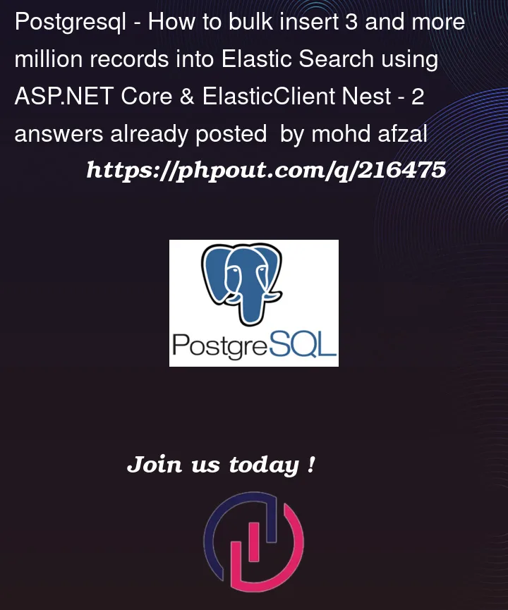 Question 216475 in PostgreSQL