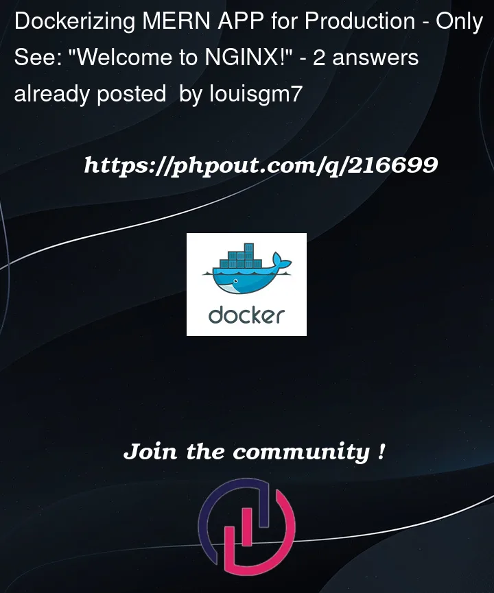 Question 216699 in Docker