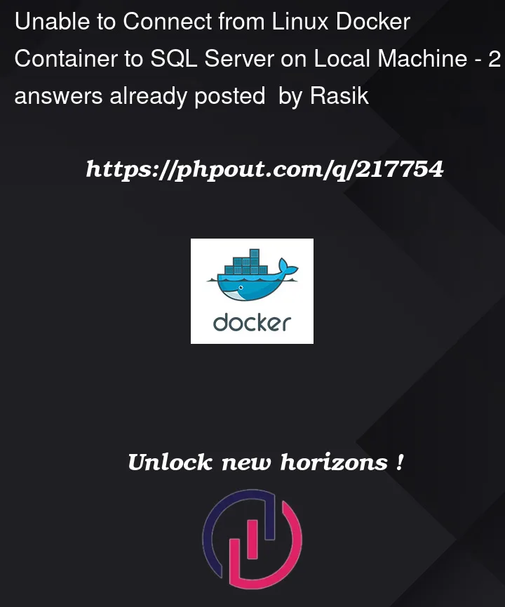 Question 217754 in Docker