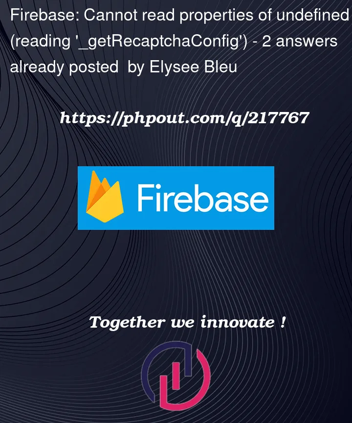 Question 217767 in Firebase