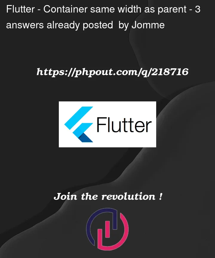 Question 218716 in Flutter