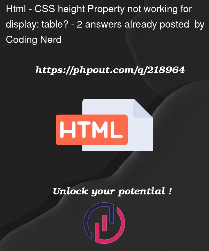 Question 218964 in Html