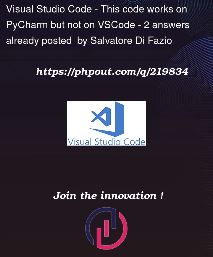 Question 219834 in Visual Studio Code