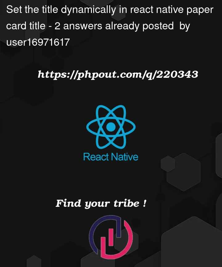 Question 220343 in React native