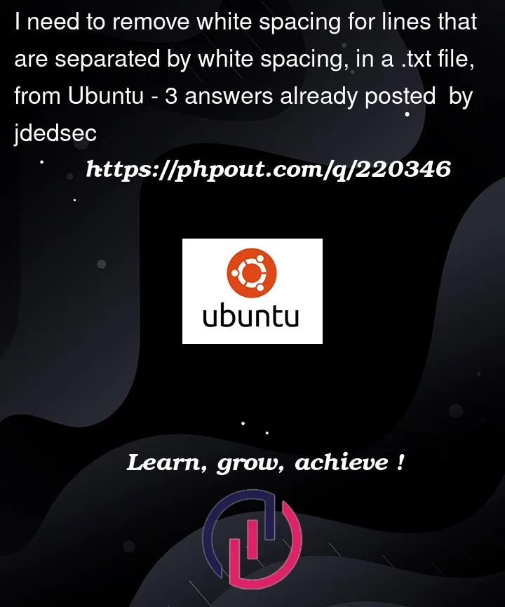 Question 220346 in Ubuntu