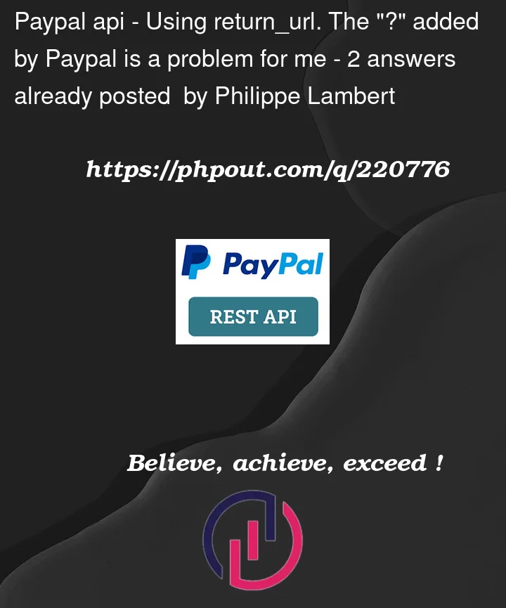 Question 220776 in Paypal API