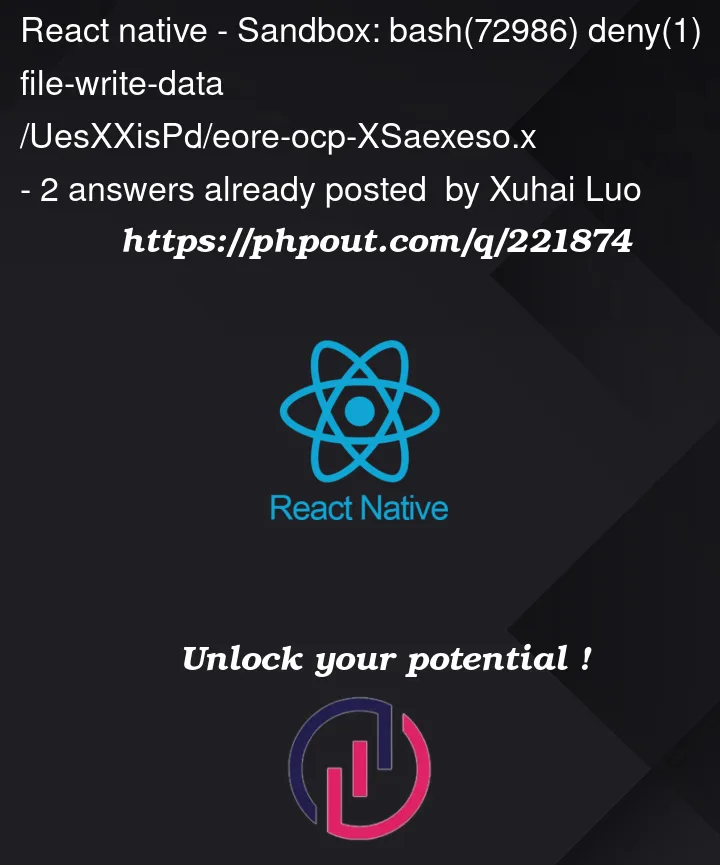 Question 221874 in React native