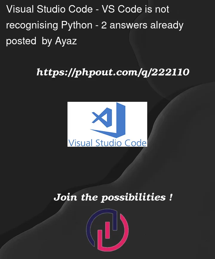 Question 222110 in Visual Studio Code