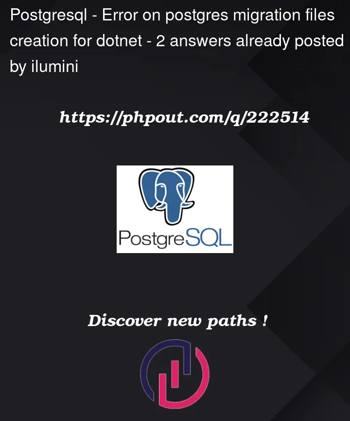 Question 222514 in PostgreSQL