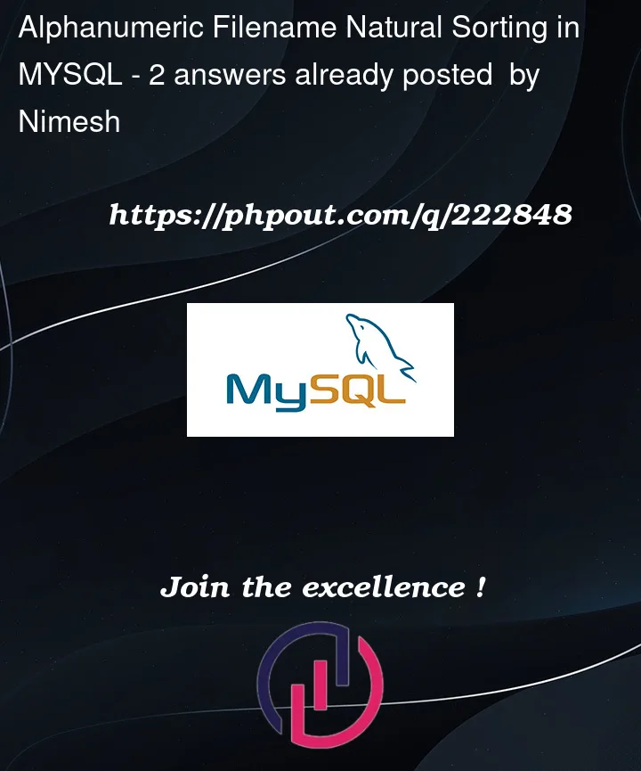 Question 222848 in Mysql