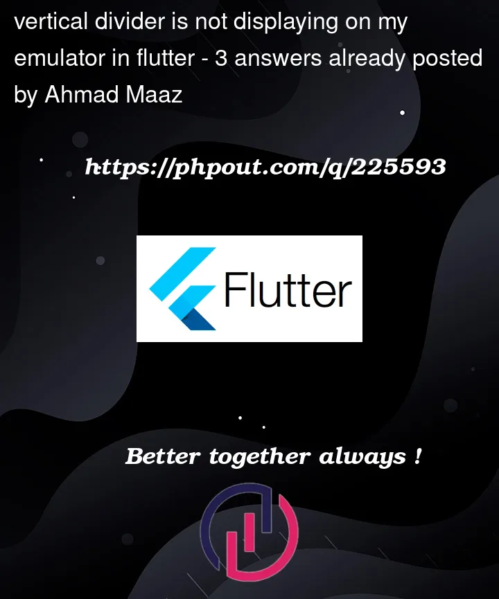 Question 225593 in Flutter