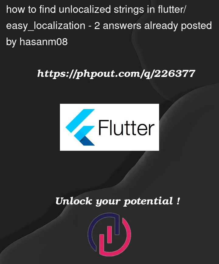 Question 226377 in Flutter